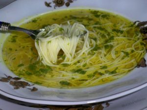 Chicken Soup with Parsley