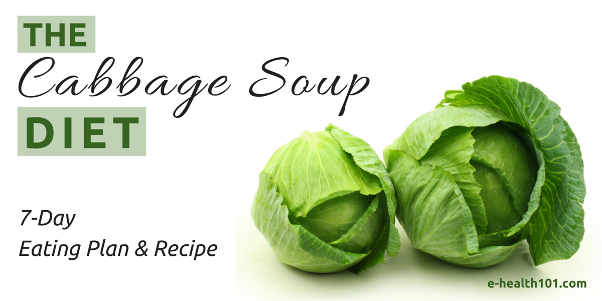 cabbage soup diet recipe 7 day plan and plan